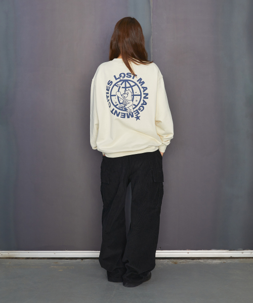 LMCの「TELESCOPE BEAR SWEATSHIRT charcoal（スウェット・レディース・その他・L/S/XL）」の3枚目の写真