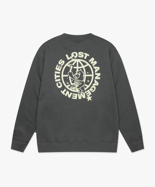 LMCの「TELESCOPE BEAR SWEATSHIRT charcoal（スウェット・レディース・その他・L/S/XL）」の5枚目の写真
