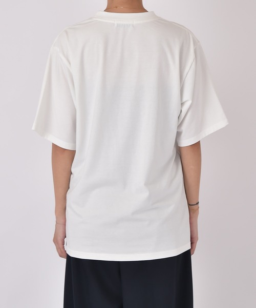 AKTE(アクテ)の「シンプソンズTシャツ(Tシャツ/カットソー・レディース・ホワイト/チャコールグレー・FREE)」の6枚目の写真