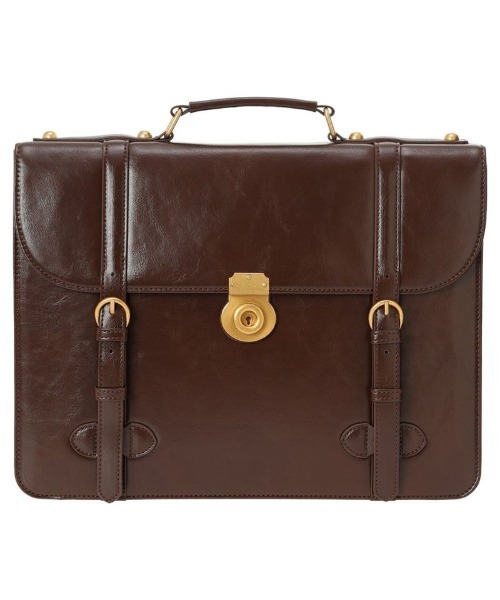 F i.n.t（フィント）の「ベルト使いキーホールサッチェルバッグ/fint フィント（ハンドバッグ・レディース・アイボリー/ブラウン・FREE）」の10枚目の写真