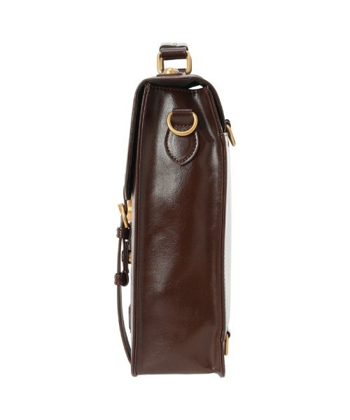 F i.n.t（フィント）の「ベルト使いキーホールサッチェルバッグ/fint フィント（ハンドバッグ・レディース・アイボリー/ブラウン・FREE）」の12枚目の写真