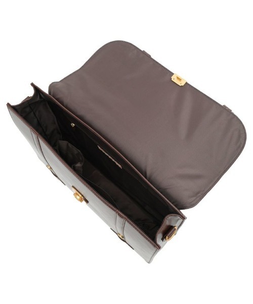 F i.n.t（フィント）の「ベルト使いキーホールサッチェルバッグ/fint フィント（ハンドバッグ・レディース・アイボリー/ブラウン・FREE）」の15枚目の写真