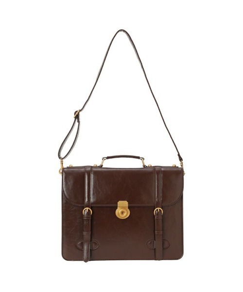 F i.n.t（フィント）の「ベルト使いキーホールサッチェルバッグ/fint フィント（ハンドバッグ・レディース・アイボリー/ブラウン・FREE）」の16枚目の写真