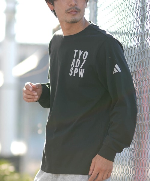セール】adidas/アディダス 長袖 Tシャツ ロンT M VERBIAGE L/S T