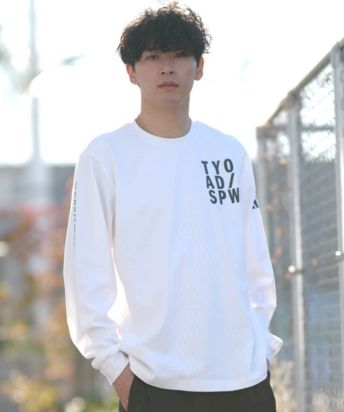 セール】adidas/アディダス 長袖 Tシャツ ロンT M VERBIAGE L/S T