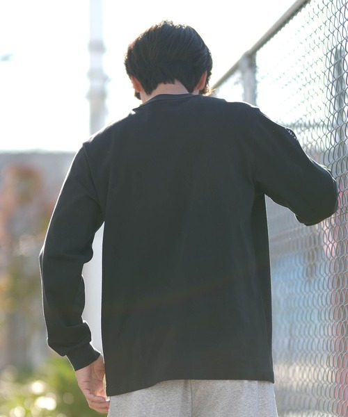 adidas(アディダス)の「adidas/アディダス 長袖 Tシャツ ロンT M VERBIAGE L/S Tシャツ RH346(Tシャツ/カットソー・メンズ・ホワイト×ブラック/ブラック×ホワイト・M/L/XL/2XL/3XL)」の9枚目の写真