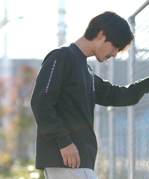 adidas(アディダス)の「adidas/アディダス 長袖 Tシャツ ロンT M VERBIAGE L/S Tシャツ RH346(Tシャツ/カットソー・メンズ・ホワイト×ブラック/ブラック×ホワイト・M/L/XL/2XL/3XL)」の10枚目の写真