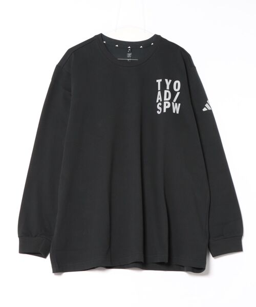 adidas(アディダス)の「adidas/アディダス 長袖 Tシャツ ロンT M VERBIAGE L/S Tシャツ RH346(Tシャツ/カットソー・メンズ・ホワイト×ブラック/ブラック×ホワイト・M/L/XL/2XL/3XL)」の15枚目の写真