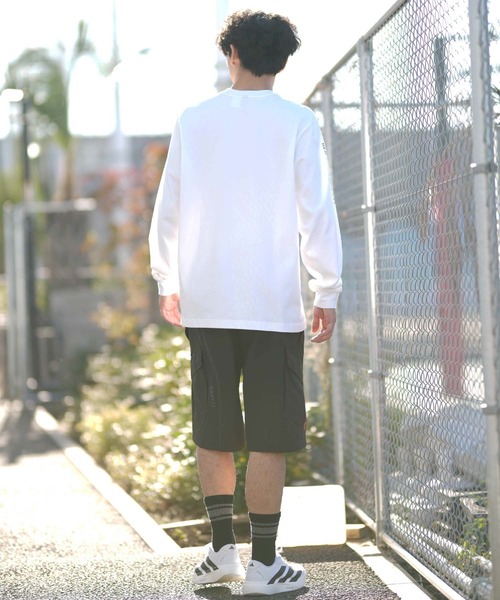 adidas(アディダス)の「adidas/アディダス 長袖 Tシャツ ロンT M VERBIAGE L/S Tシャツ RH346(Tシャツ/カットソー・メンズ・ホワイト×ブラック/ブラック×ホワイト・M/L/XL/2XL/3XL)」の7枚目の写真