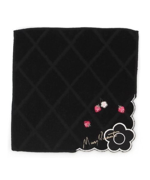 MARY QUANT（マリークワント）の「MARY QUANT タオルハンカチ <イチゴ スカラップ>（ハンカチ/ハンドタオル・レディース・レッド/ブラック/アイボリー・FREE）」の5枚目の写真