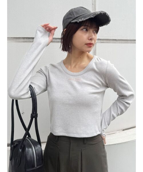 MURUA（ムルーア）の「カーブフリンジキャップ（キャップ・レディース・グレー・FREE）」の13枚目の写真