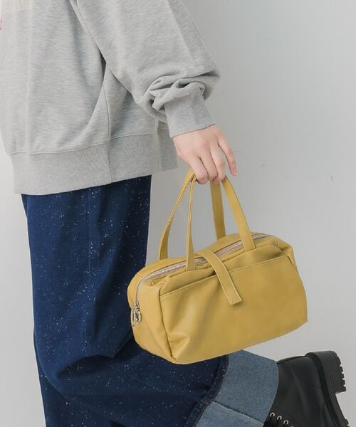 RETRO GIRL（レトロガール）の「スクエア2WAYミニバッグ（ショルダーバッグ・レディース・オフホワイト/ライトベージュ/ダークブラウン・ONE SIZE）」の14枚目の写真