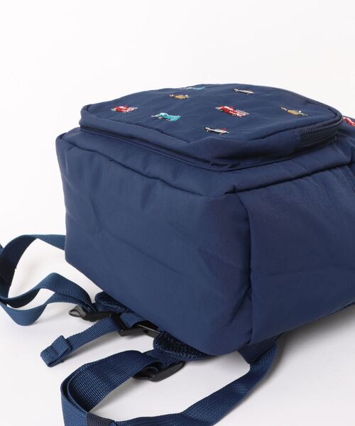 Kids Foret(キッズフォーレ)の「ユニコーン・リボン・働く車・恐竜刺繍リュック(バックパック/リュック・キッズ・ブルー/ネイビー/ラベンダー/ピンク・L/M)」の8枚目の写真