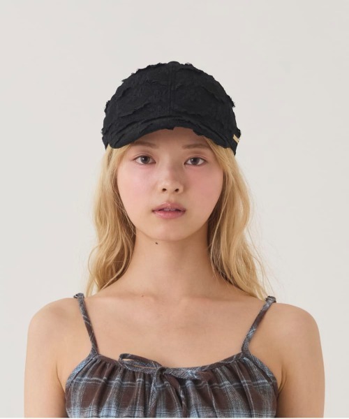 kaorinomori（カオリノモリ）の「kaorinomori  フィオキャップ / カオリノモリ（キャップ・レディース・ブラック/ホワイト/ピンク・FREE）」の10枚目の写真