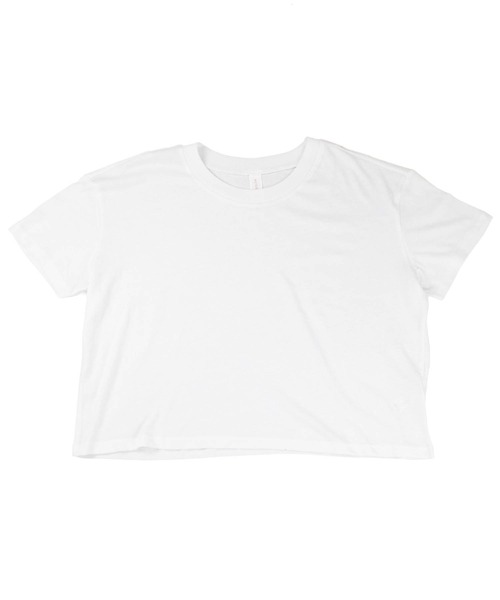 alternative（オルタナティブ）の「【T16】【ALTERNATIVE/オルタナティブ】VINTAGE JERSEY HEADLINER CROP TEE A-5114（Tシャツ/カットソー・レディース・ホワイト/ブラック/グレー/ピンク・SMALL/MEDIUM/LARGE）」の2枚目の写真