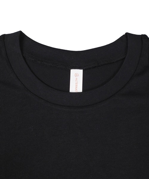 alternative（オルタナティブ）の「【T16】【ALTERNATIVE/オルタナティブ】VINTAGE JERSEY HEADLINER CROP TEE A-5114（Tシャツ/カットソー・レディース・ホワイト/ブラック/グレー/ピンク・SMALL/MEDIUM/LARGE）」の13枚目の写真