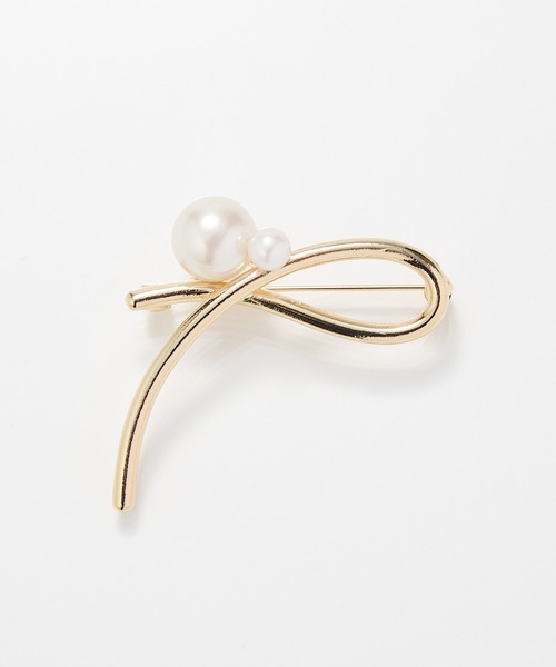 Phoebe（フィービィー）の「2wayクロスメタルパールブローチネックレス　セレモニー/入卒/式典（ネックレス・レディース・イエローゴールド/シルバー・FREE）」の14枚目の写真
