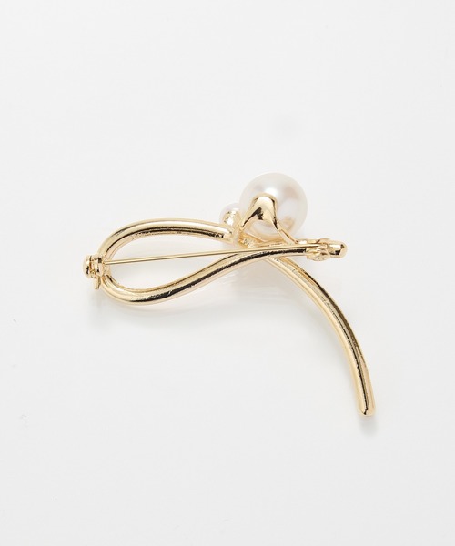 Phoebe（フィービィー）の「2wayクロスメタルパールブローチネックレス　セレモニー/入卒/式典（ネックレス・レディース・イエローゴールド/シルバー・FREE）」の15枚目の写真
