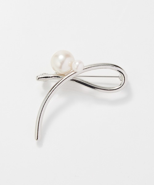 Phoebe（フィービィー）の「2wayクロスメタルパールブローチネックレス　セレモニー/入卒/式典（ネックレス・レディース・イエローゴールド/シルバー・FREE）」の22枚目の写真