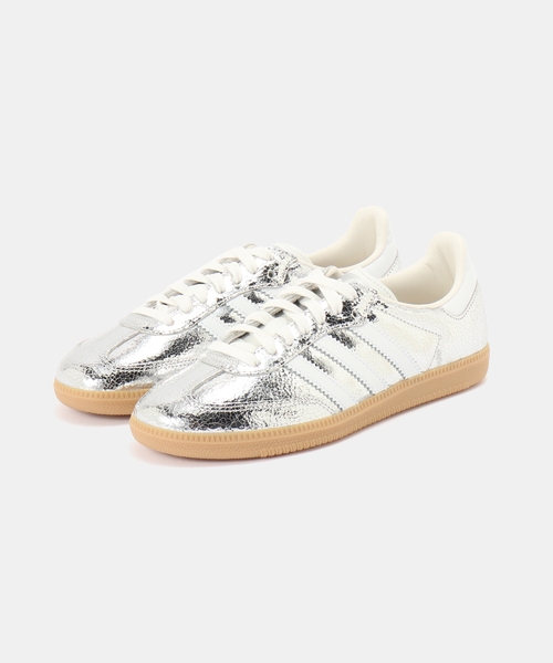 FRAMeWORK(フレームワーク)の「ADIDAS/アディダス SAMBA OG W silvermetallic(スニーカー・レディース・シルバー・25cm/24cm/23cm)」の1枚目の写真