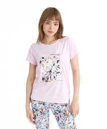 ROXY ウィメンズ FITNESS GLOW YOUR WAY S/S TE Tシャツ 【2026年春夏モデル】/ロキシーUVカット速乾半袖Tシャツ