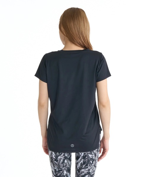 ROXY（ロキシー）の「ROXY ウィメンズ FITNESS GLOW YOUR WAY S/S TE Tシャツ 【2026年春夏モデル】/ロキシーUVカット速乾半袖Tシャツ（Tシャツ/カットソー・レディース・ブラック/ピンク/ミント/ホワイト・SMALL/MEDIUM/LARGE）」の21枚目の写真
