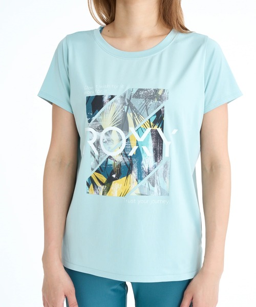 ROXY（ロキシー）の「ROXY ウィメンズ FITNESS GLOW YOUR WAY S/S TE Tシャツ 【2026年春夏モデル】/ロキシーUVカット速乾半袖Tシャツ（Tシャツ/カットソー・レディース・ブラック/ピンク/ミント/ホワイト・SMALL/MEDIUM/LARGE）」の19枚目の写真