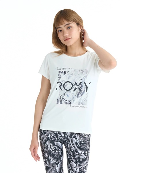 ROXY（ロキシー）の「ROXY ウィメンズ FITNESS GLOW YOUR WAY S/S TE Tシャツ 【2026年春夏モデル】/ロキシーUVカット速乾半袖Tシャツ（Tシャツ/カットソー・レディース・ブラック/ピンク/ミント/ホワイト・SMALL/MEDIUM/LARGE）」の18枚目の写真
