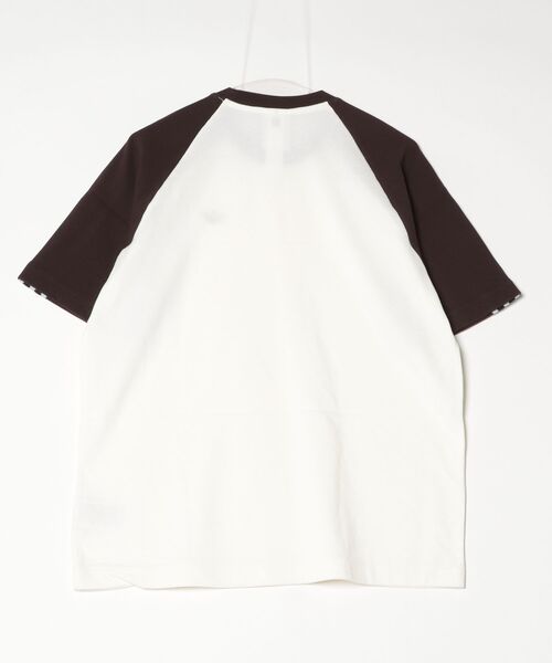 adidas（アディダス）の「adidas/アディダス ブリットコア リンガー 半袖Tシャツ /BRITCORE SHORT-SLEEVE RINGER T-SHIRT（Tシャツ/カットソー・メンズ・サックスブルー/オリーブ/オフホワイト・MEDIUM/LARGE/X-LARGE/SMALL）」の4枚目の写真