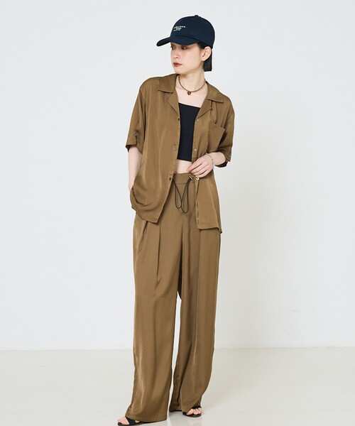 LY（エルワイ）の「【LY】Letter cap　レトロ 刺繍 ロゴ キャップ（キャップ・レディース・ライトグレー/ダークネイビー/イエロー・フリー）」の12枚目の写真