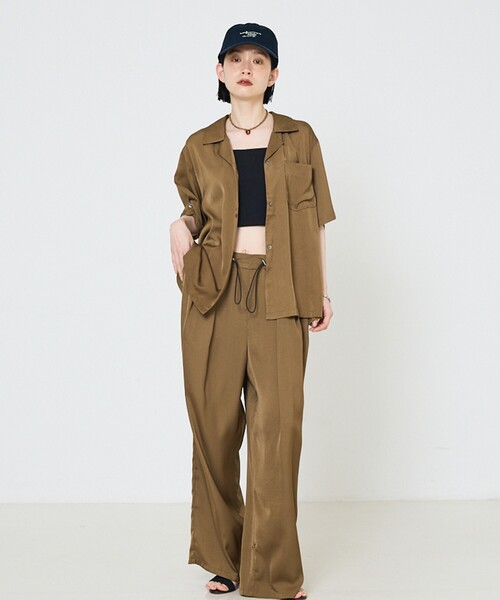 LY（エルワイ）の「【LY】Letter cap　レトロ 刺繍 ロゴ キャップ（キャップ・レディース・ライトグレー/ダークネイビー/イエロー・フリー）」の13枚目の写真