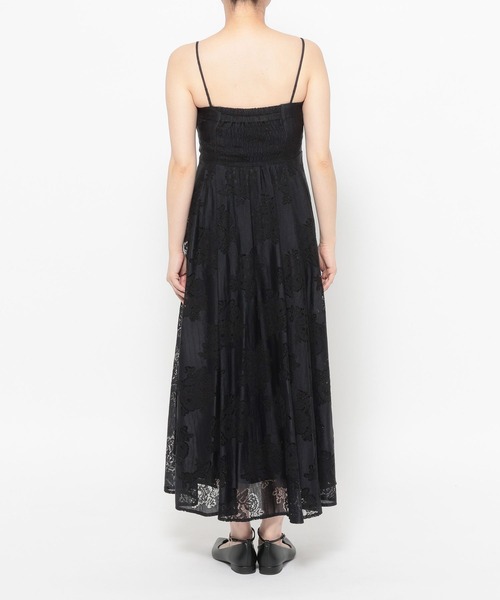 mysty woman(ミスティウーマン)の「レースキャミワンピシャツSET 659251(ワンピース・レディース・ブラック/オフホワイト・FREE)」の17枚目の写真