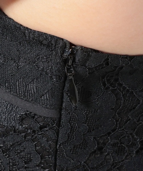 mysty woman(ミスティウーマン)の「レースキャミワンピシャツSET 659251(ワンピース・レディース・ブラック/オフホワイト・FREE)」の20枚目の写真