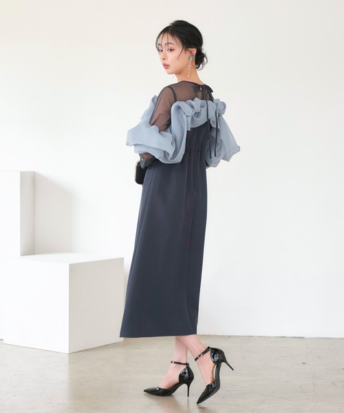 VOLUME RAFFLE DRESS ドレス　ワンピース RUIRUE BOUTIQUE（ルイルエブティック）の「オケージョン 結婚式ドレス