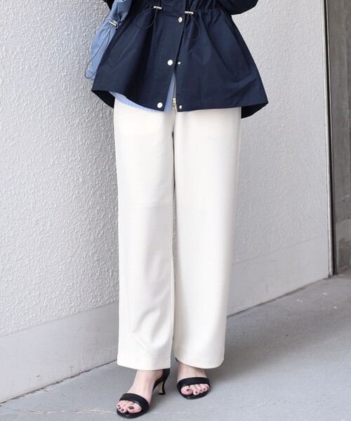 SHIPS Colors(シップス カラーズ)の「SHIPS Colors:〈手洗い可能〉カット ジョーゼット イージーパンツ(セットアップ対応可能)(その他パンツ・レディース・ブラック/ネイビー/オフホワイト・SMALL/MEDIUM)」の19枚目の写真