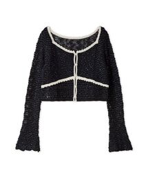 SNIDEL | クロシェニットトップス(ニット/セーター)