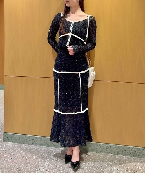 スナイデル  タグ付き未使用　クロシェニットトップス SNIDEL｜クロシェニットトップス | Rakuten Fashion(楽天ファッション