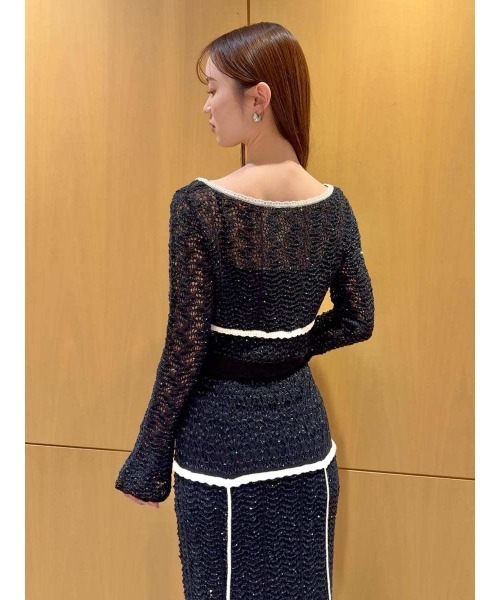 スナイデル★今期クロシェニットトップス新品 クロシェニットトップス（ニット/セーター）｜SNIDEL（スナイデル）の