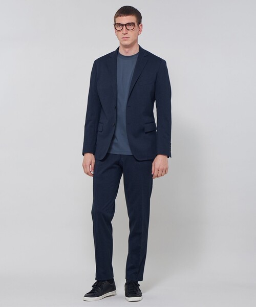 MACKINTOSH LONDON（マッキントッシュ ロンドン）の「【WEB・一部店舗限定】スーピマシルケットスムースロングスリーブTシャツ（Tシャツ/カットソー・メンズ・チャコールグレー/ホワイト/ブルー系その他2/ブラック・L/XL/M）」の10枚目の写真