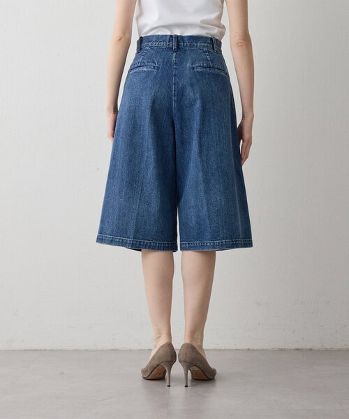 THE PAUSE（ザ ポーズ）の「【THE PAUSE】タックハーフパンツ（その他パンツ・レディース・ベージュ/ブルー・FREE）」の12枚目の写真