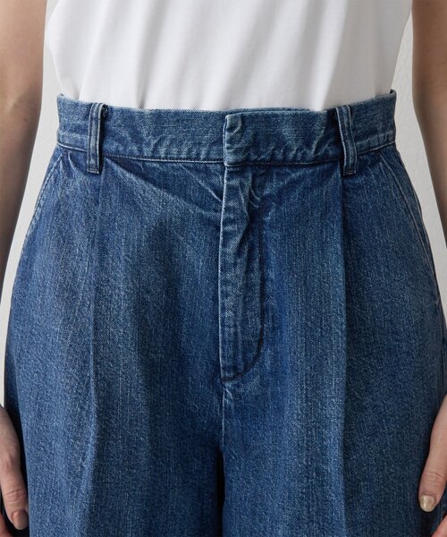 THE PAUSE（ザ ポーズ）の「【THE PAUSE】タックハーフパンツ（その他パンツ・レディース・ベージュ/ブルー・FREE）」の14枚目の写真