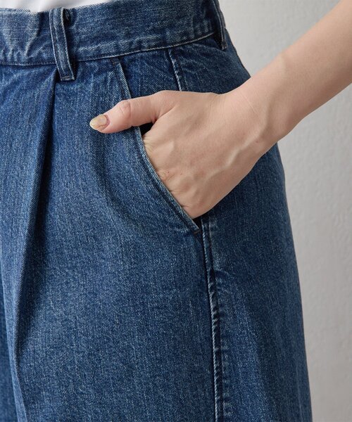 THE PAUSE（ザ ポーズ）の「【THE PAUSE】タックハーフパンツ（その他パンツ・レディース・ベージュ/ブルー・FREE）」の15枚目の写真