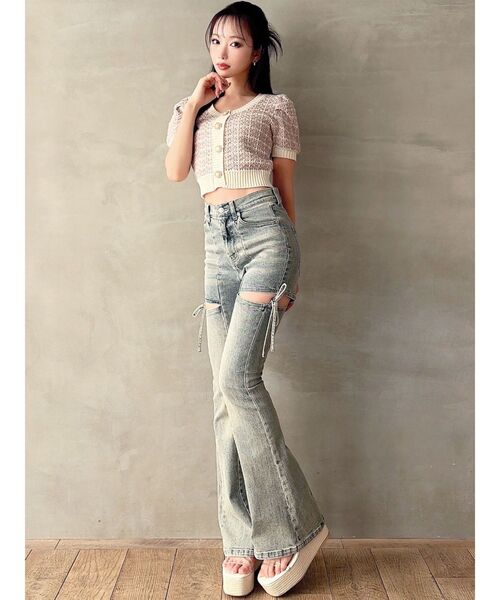 RESEXXY(リゼクシー)の「クリアウェッジサンダル(サンダル・レディース・ブラック/アイボリー・LARGE/MEDIUM/SMALL)」の12枚目の写真