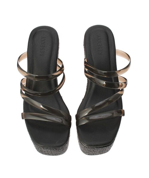 RESEXXY（リゼクシー）の「クリアウェッジサンダル（その他シューズ・レディース・ブラック/アイボリー・LARGE/MEDIUM/SMALL）」の9枚目の写真