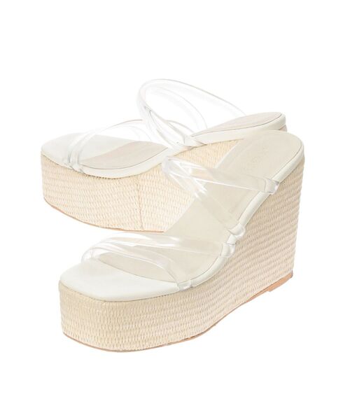 RESEXXY（リゼクシー）の「クリアウェッジサンダル（その他シューズ・レディース・ブラック/アイボリー・LARGE/MEDIUM/SMALL）」の14枚目の写真