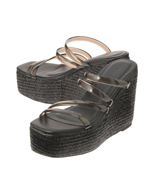 RESEXXY（リゼクシー）の「クリアウェッジサンダル（その他シューズ・レディース・ブラック/アイボリー・LARGE/MEDIUM/SMALL）」の15枚目の写真