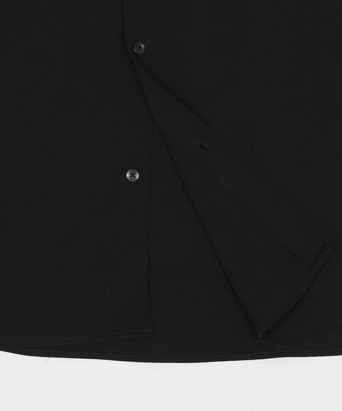 WEGO（ウィゴー）の「WEGO/【26年春夏新作】ルーズ袖刺繍シャツ（シャツ/ブラウス・メンズ・ブラック/ホワイト・MEDIUM/LARGE）」の6枚目の写真