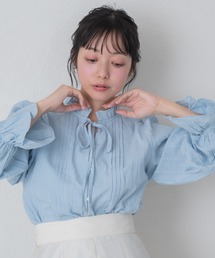 MISCH MASCH | 2026春夏新作 WEB限定 フリルカラー前リボンブラウス(シャツ/ブラウス)