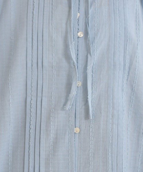 MISCH MASCH（ミッシュマッシュ）の「2026春夏新作 WEB限定 フリルカラー前リボンブラウス（シャツ/ブラウス・レディース・ホワイト/ブルー/イエロー・ﾌﾘ-）」の11枚目の写真