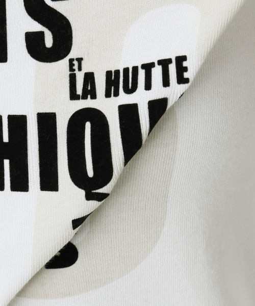 Spick & Span(スピックアンドスパン)の「La Hutte / ラ ユット 別注リブ編み MINI Tee*(Tシャツ/カットソー・レディース・ホワイト系その他/ネイビー/ホワイト・FREE)」の9枚目の写真